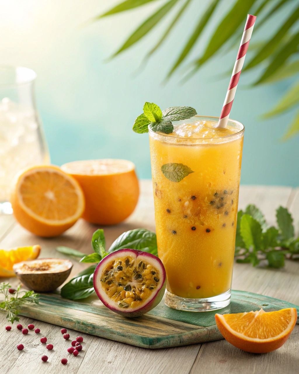Passion Fruit with Orange Punch